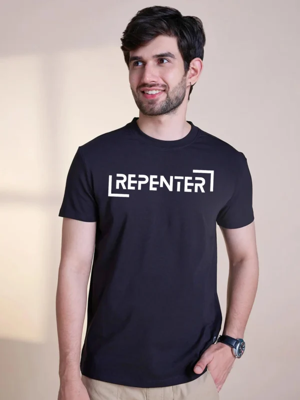 The Repenter Round Neck Half Sleeve Islamic T Shirt